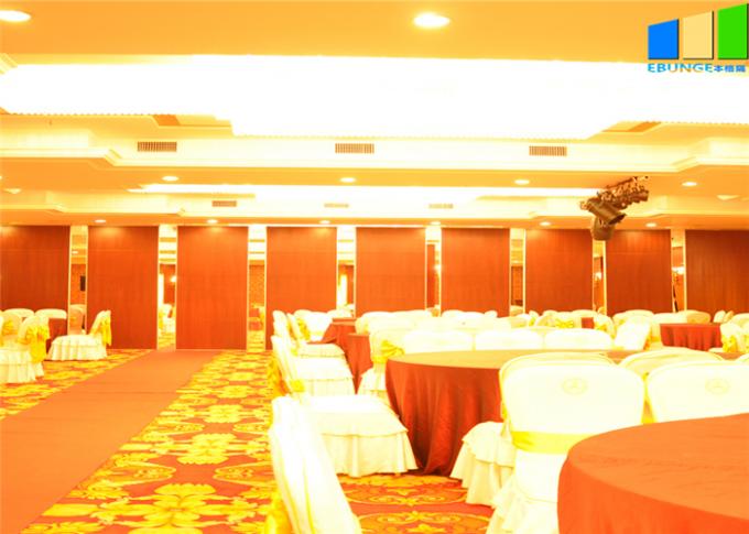 Melamine Decorative Soundproof Movable Partition Walls For Hotel Banquet Hall 2