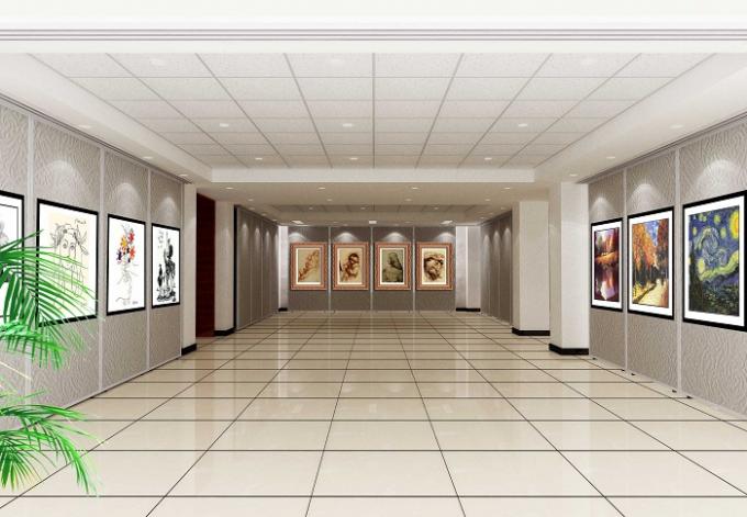 Melamine Exhibition Partition Walls / Decorative Soundproof Room Divider 0