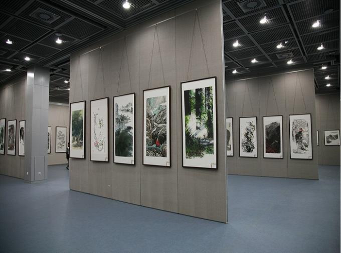 Melamine Exhibition Partition Walls / Decorative Soundproof Room Divider 2