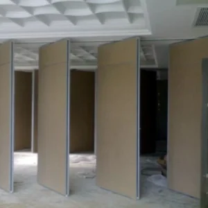 Melamine Finish Foldable Sound Proof Partition Walls For Hotel Banquet Hall