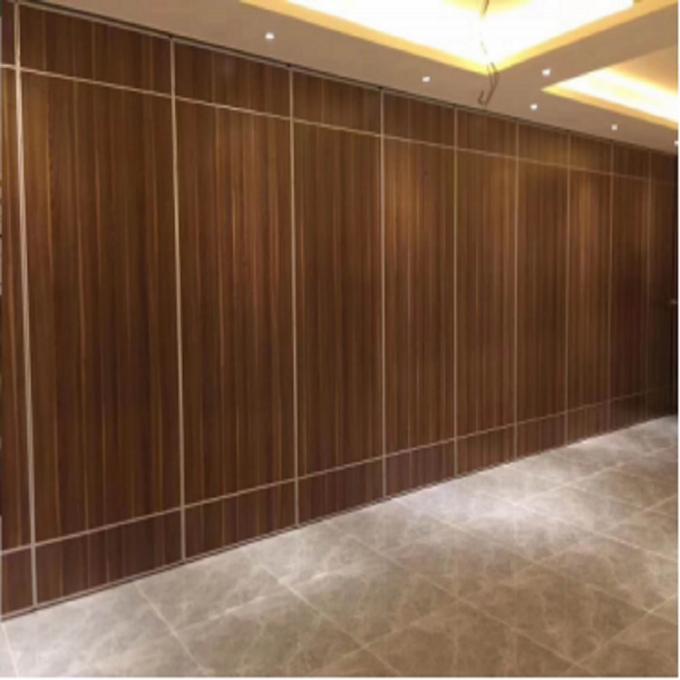 Melamine Finish Movable Operable Sound Proof Partitions For Auditorium / Office 1