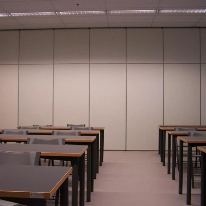 Melamine Finish Operable Office Partition Wall / Sliding Folding Partitions 2