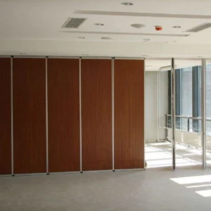 Melamine Finished Sliding Partition Walls Top Hanging System For Classroom