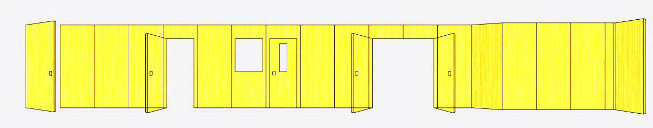 Melamine Soundproof Office Partition Walls For Conference Room 4 Meters Height 1