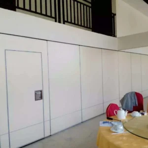 Melamine Surface 65MM Thickness Max Height 4M Collapsible Operable Hanging Partition Walls