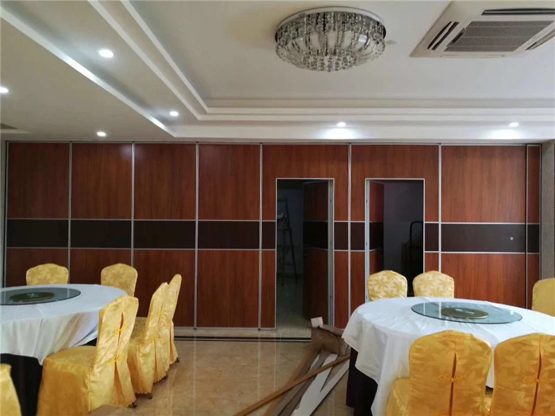 Melamine Surface Acoustic Partition Wall , Banquet Hall Removable Movable Walls