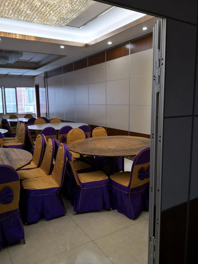 Melamine Surface Floor To Ceiling Folding Room Partitions For Conference Room 1
