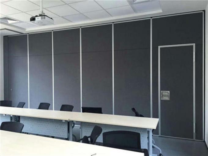 Melamine Surface Floor To Ceiling Hanging System Restaurant Movable Partition Walls 0
