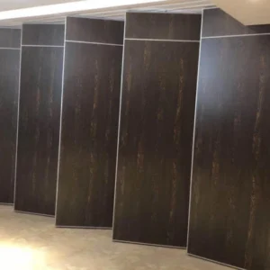 Melamine Surface Floor To Ceiling Hanging System Restaurant Movable Partition Walls