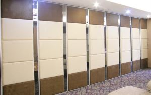 Melamine Surface Folding Sound Proof Wooden Partition Walls For Restaurant 0