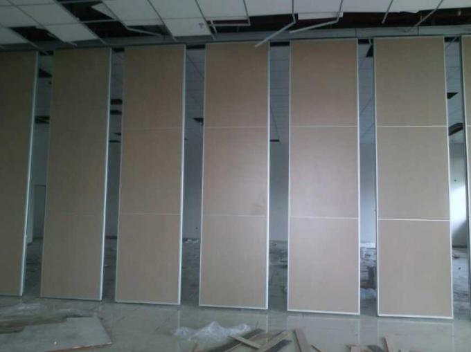 Melamine Surface Operable Sliding Doors / Folding Room Dividers for Hotel 0