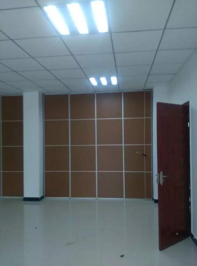 Melamine Surface Operable Sliding Doors / Folding Room Dividers for Hotel 1