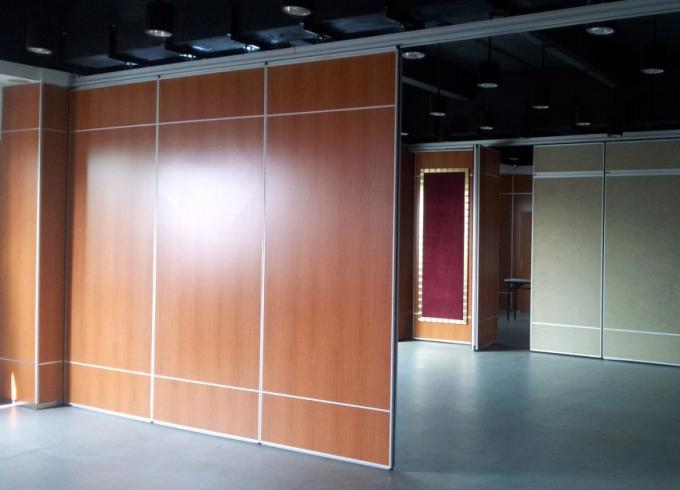 Melamine Surface Operable Sound Proof Partition Wall For Classroom / Hotel 1