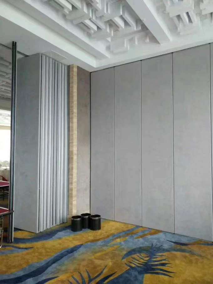 Melamine Surface Sliding Track Operable Walls Mdf Folding Soundproof Movable Wall Dividers 2