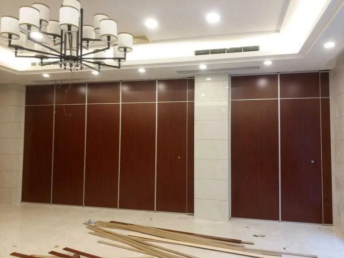 Melamine Surface Sliding Track Operable Walls Mdf Folding Soundproof Movable Wall Dividers 0