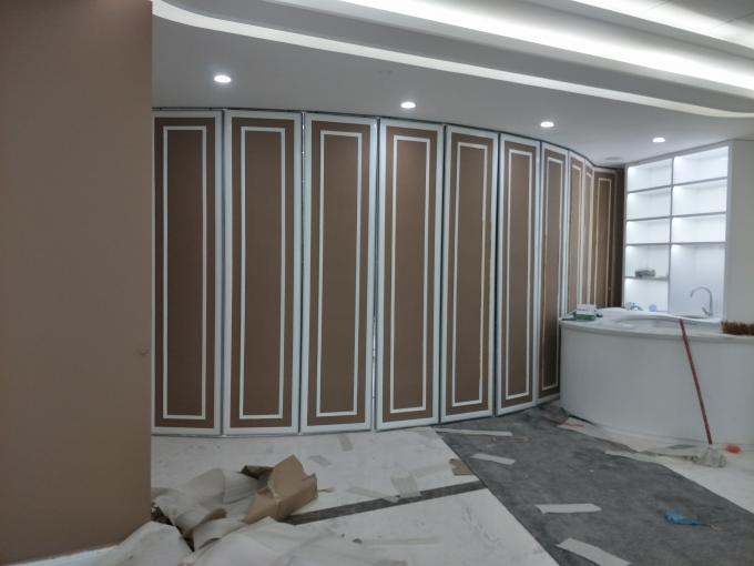 Melamine Surface Wall To Wall Sliding Door Acoustic Folding Partitions For Banquet Hall 1