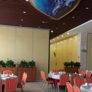 Melamine Surface Wooden Room Dividers For Hotel / Acoustic Soundproofing Panels