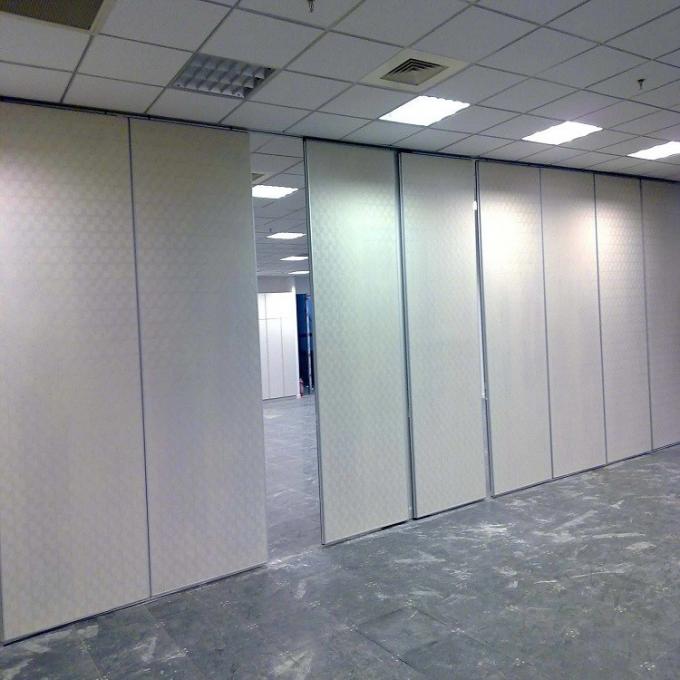 Melamine Wooden Movable Operable Acoustic Partition Wall For Art Gallery 2