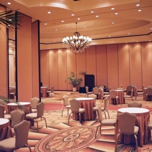 Melamine Wooden Partition Wall For Banquet Hall High Sound Absorbing