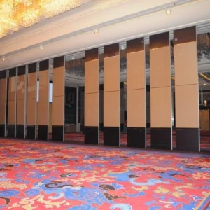 Mobile Sound Proof Sliding Movable Partition Walls for Hotel Multi-purposed Hall