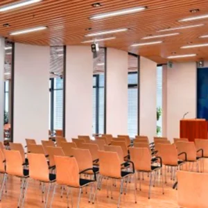 Modern Classroom Decorative Operable Folding Partition Walls 15000mm Height
