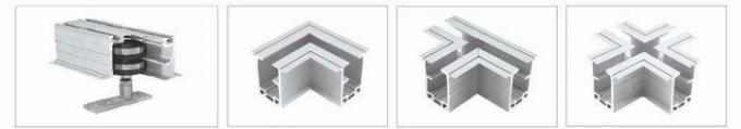 Modern Flexible Movable Sliding Office Partition Walls Top Ceiling Suspended 3