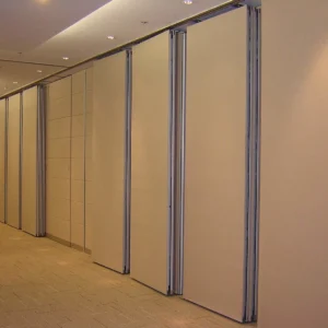 Modern Hotel Partition Wall / Soundproof Sliding Partition Wall
