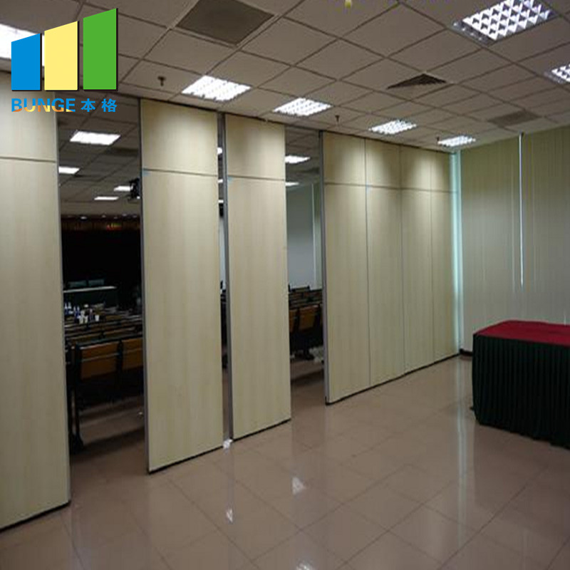 Modern Interior Office Moving Operable Partition Wall With Suspended Track System