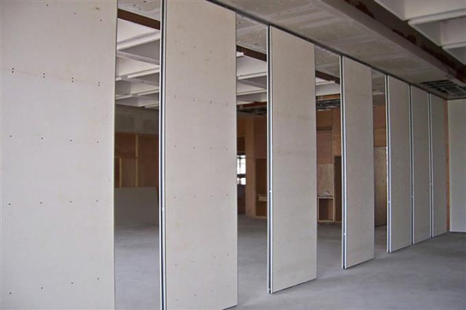 Modern Movable Wooden Partition Wall For Hotel Decorative 500mm Width 1