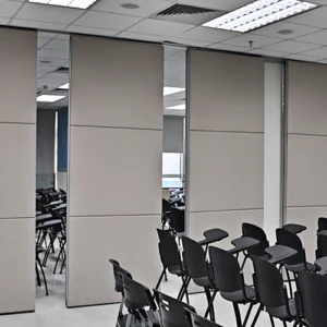 Modern Movable Wooden Partition Wall For Hotel Decorative 500mm Width