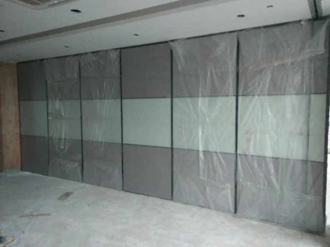 Movable Acoustic Meeting Room Dividers , 2 Meter Height Sound Proof Partition Wall 3