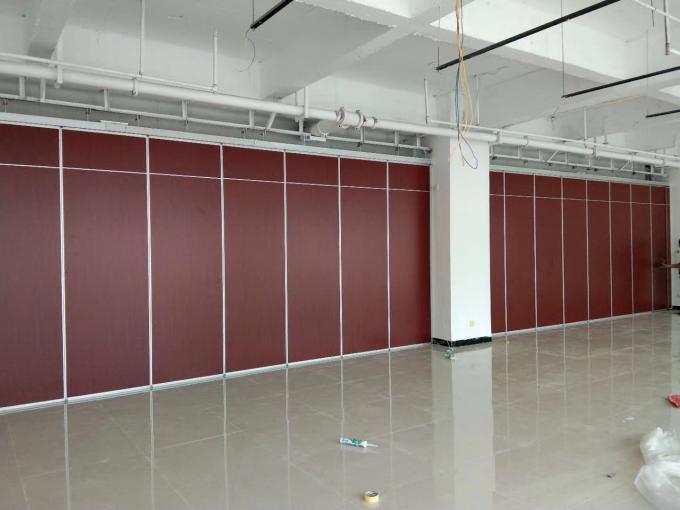 Movable Aluminium Door Track Acoustic Folding Room Dividers / Sliding Partition Wall 1
