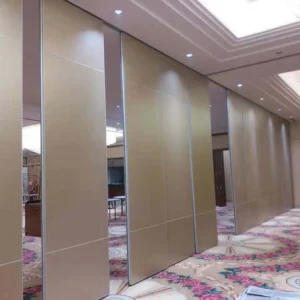 Movable Aluminium Door Track Sliding Partition Walls / Acoustic Folding Room Dividers