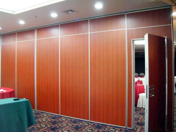Movable Aluminium Track Sliding Roller Hotel Folding Partition Wall Commercial Furniture 0