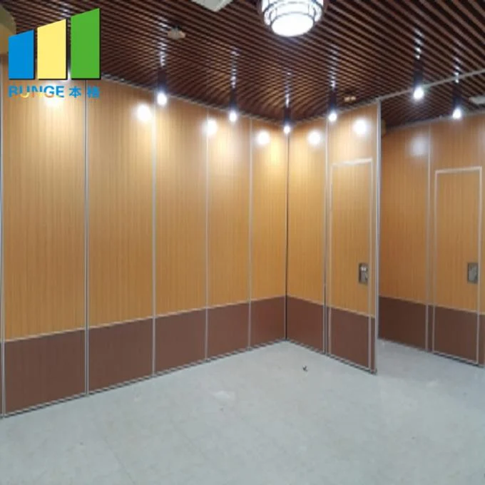 Collapsible Wooden Sliding Partition Walls / Acoustic Folding Wall 0