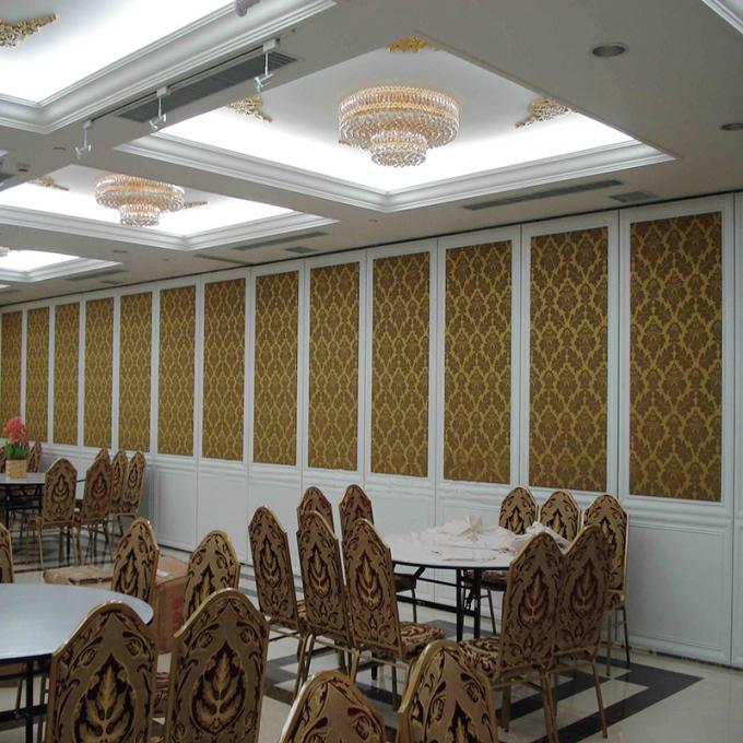 Movable Ceiling Track Sliding Folding Soundproof Wood Partition Door For Banquet Hall 0