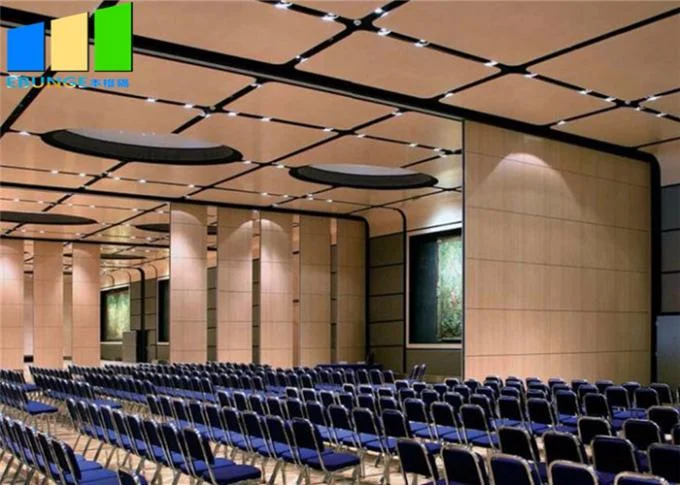 Movable Dividing Folding Door Sliding Dividers Melamine Wooden Partition 1