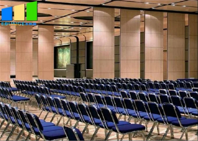 Movable Dividing Folding Door Sliding Dividers Melamine Wooden Partition 0