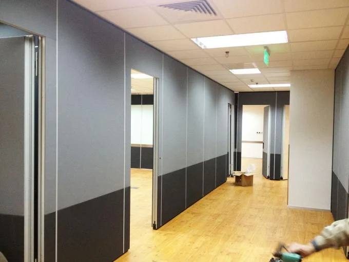 Movable Door Rollers Banquet Hall Acoustic Partition Wall Panel Thickness 65mm OEM / ODM 0