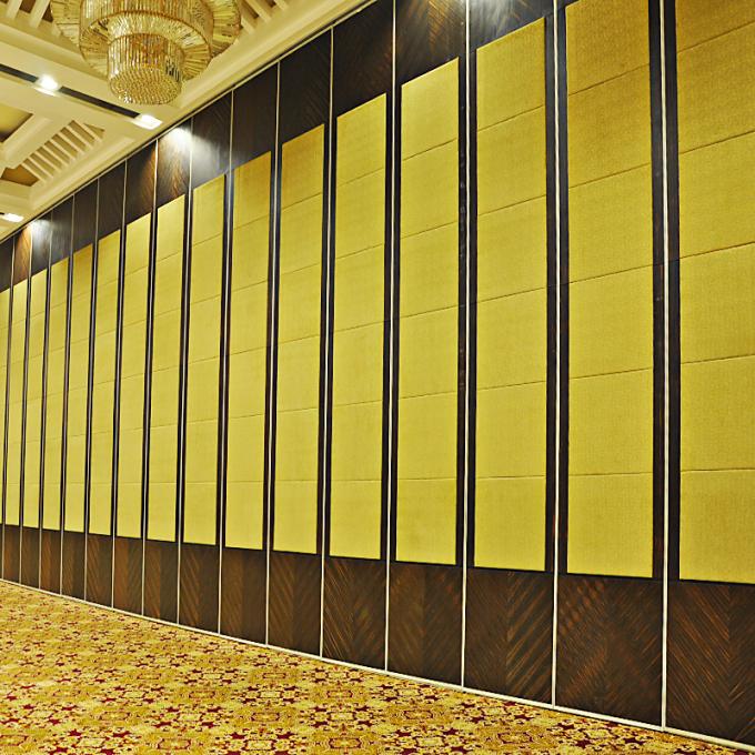 Movable Fabric Finish Removable Exhibition Acoustic Fiber Fireproof Partition Wall For Hotel 0