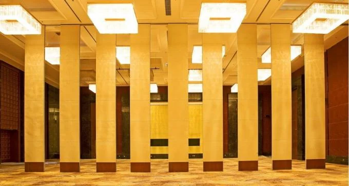 Movable Folding Partition Walls , Acoustical Folding Partitions For Gym And Theatre 1