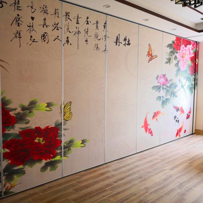 Movable Office Wooden Profiles Aluminum Sliding Wall Partitions For Ballroom 1