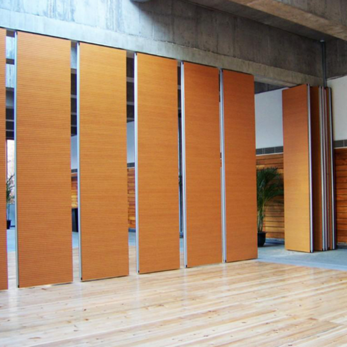 Movable Operable Partition Walls For Restaurant / Soundproof Room Dividers 0