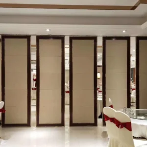 Movable Panel Library School Sliding Folding Partition Walls 4000 MM Height