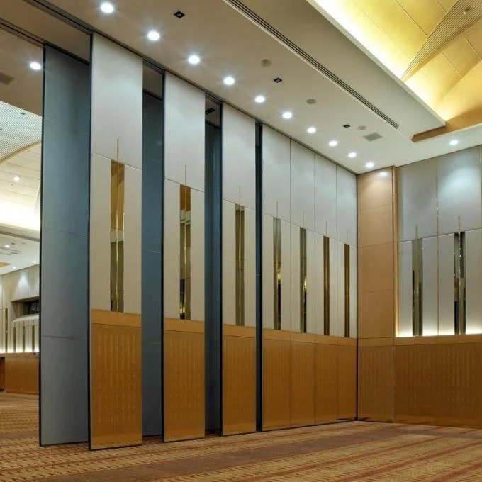 Movable Panel Library School Sliding Folding Partition Walls 4000 MM Height 0