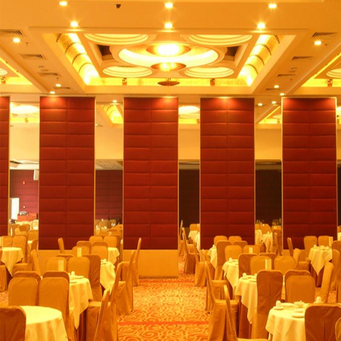 Movable Partition Walls Bearing Aluminum Track Interior Wooden Divider For Banquet 0