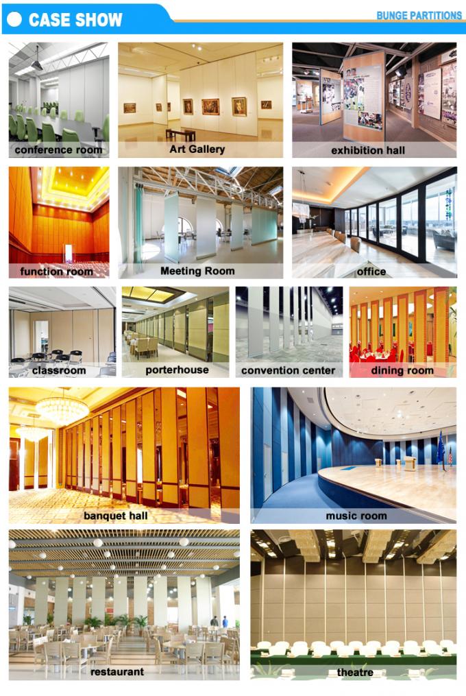 Movable Partition Walls Folding Glass Frameless Aluminium Glass Partition 4