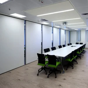 Movable Partition Wood Folding Acoustic Partition Wall For Conference Hall Decoration