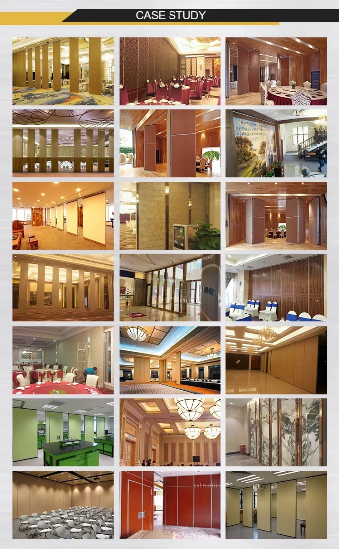 Movable Room Dividers For Hotel Meeting Room / Folding Partition Wall 1