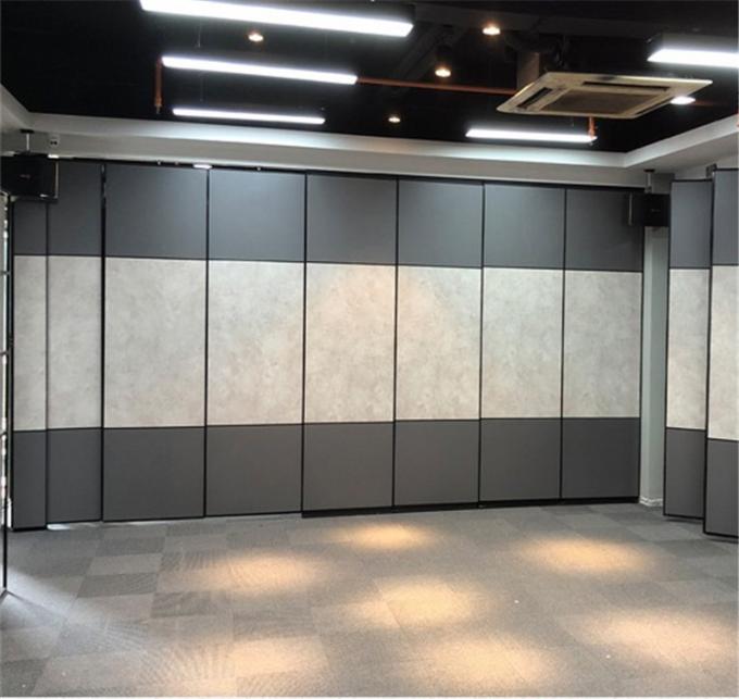 Movable Sliding Door Foldable Wooden Sound Proof Partition Wall For Hotel 0